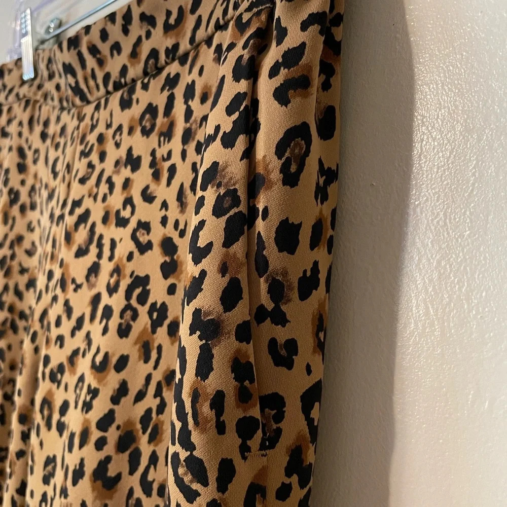 J Crew Jamie Pant Leopard Print Size 4 - Picture 5 of 13